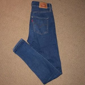 Levi’s 310 shaping super skinny jeans medium wash